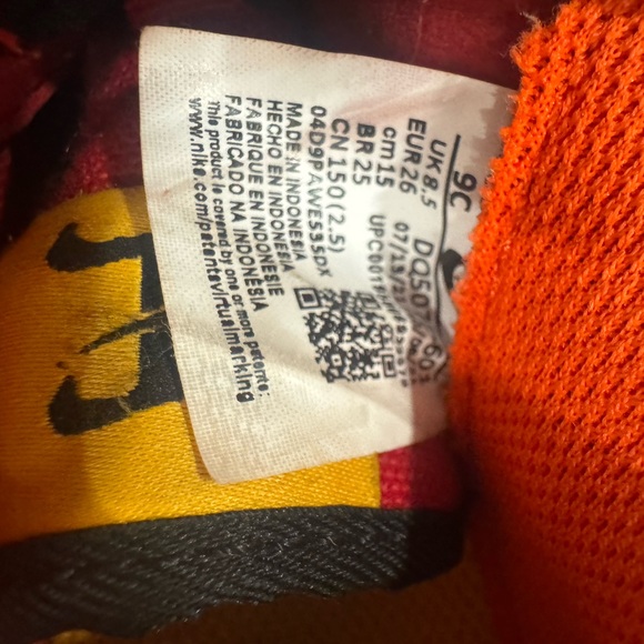 Nike Rare Air Forces 9 C. Unique Kids Sneakers. No laces, easy on and off - Picture 3 of 6